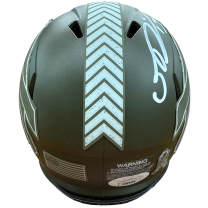 Gabe Davis Autographed Buffalo Bills (Salute to Service) Mini Helmet - JSA