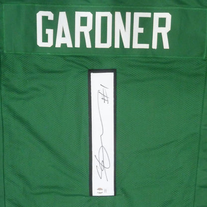 Sauce Gardner Autographed New York Jets (Green #1) Jersey - Beckett