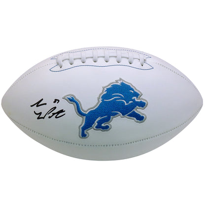 Sam LaPorta Autographed Detroit Lions Logo Football - Beckett