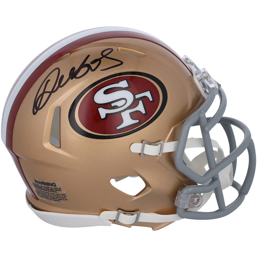 Deebo Samuel Autographed San Francisco 49ers (Speed) Mini Helmet - Beckett