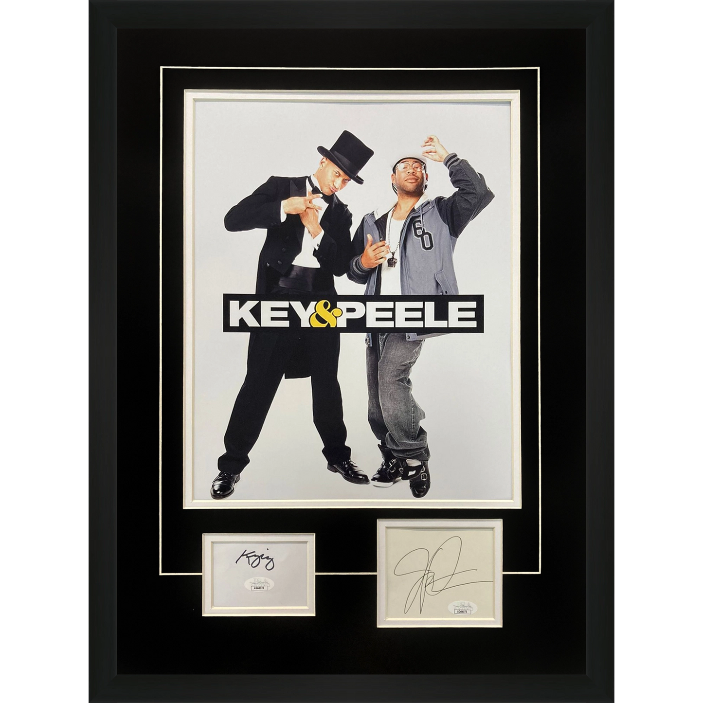 Keegan-Michael Key And Jordan Peele Autographed Key & Peele Deluxe Framed 11x14 Poster Piece - JSA