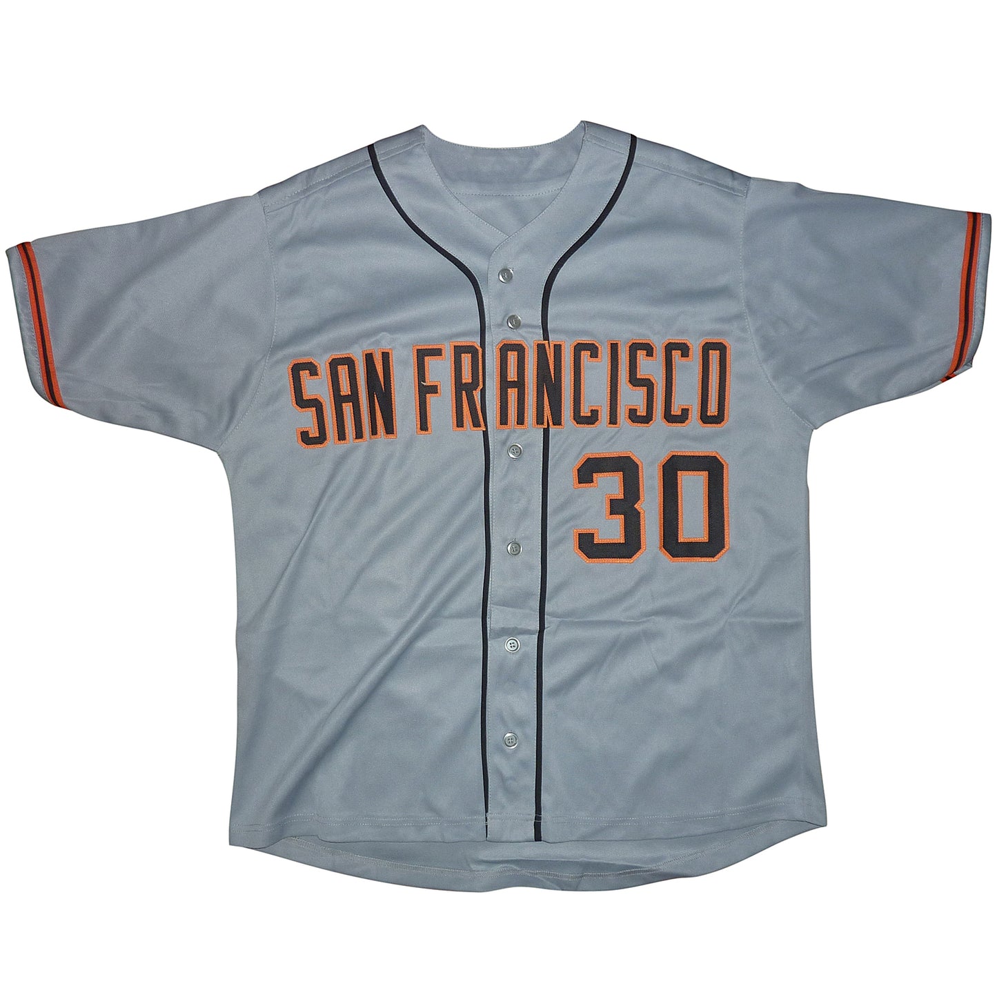 Orlando Cepeda Autographed San Francisco (Grey #30) Custom Jersey - Beckett
