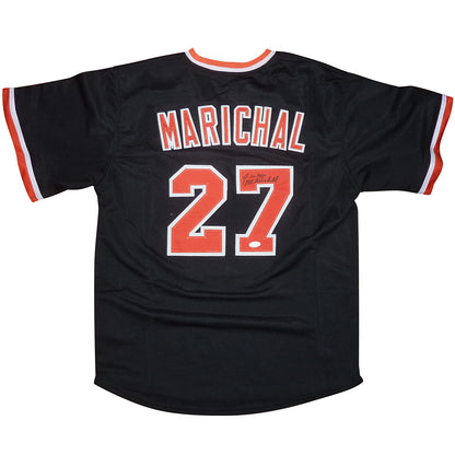 Juan Marichal Autographed San Francisco (Black #27) Custom Jersey - JSA