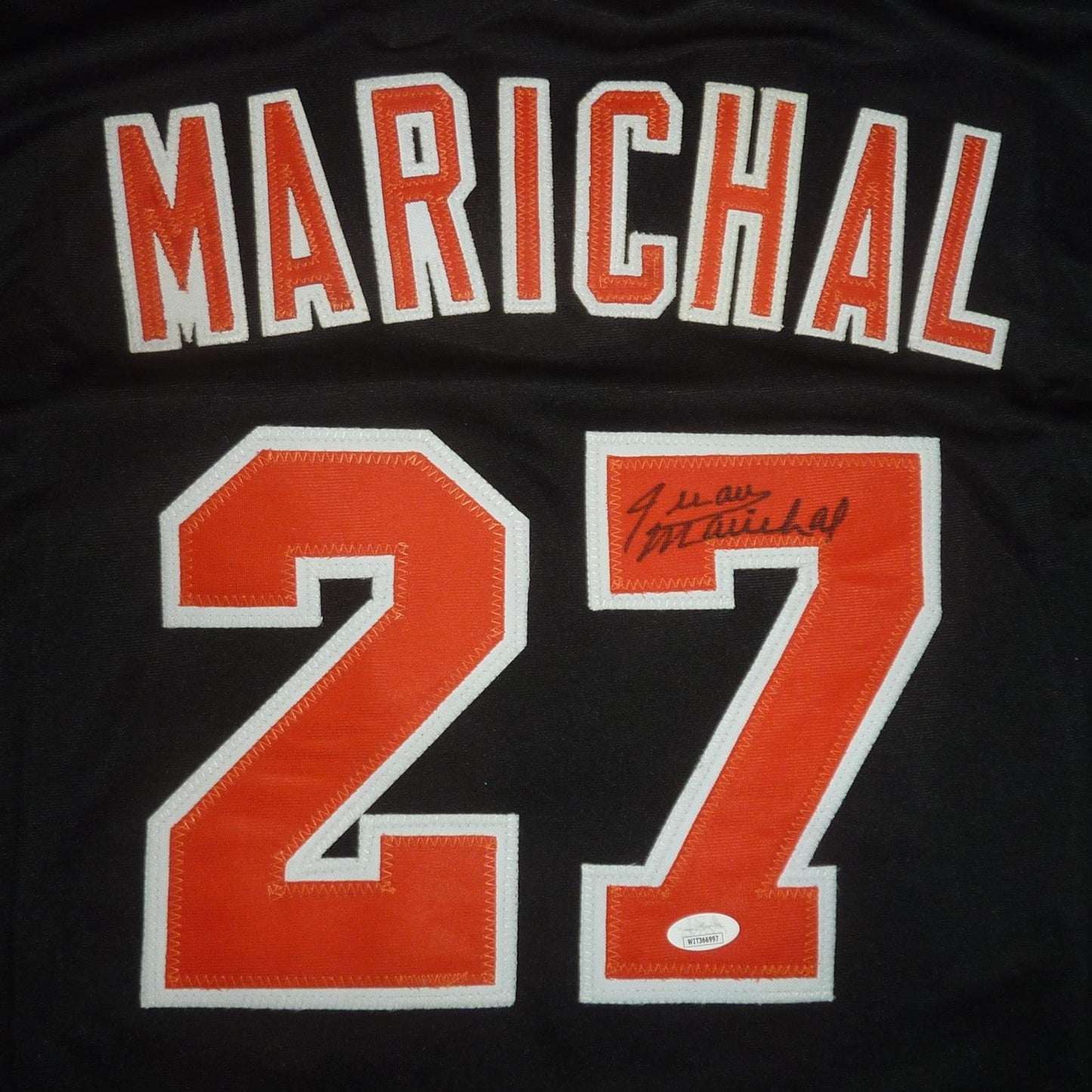 Juan Marichal Autographed San Francisco (Black #27) Custom Jersey - JSA