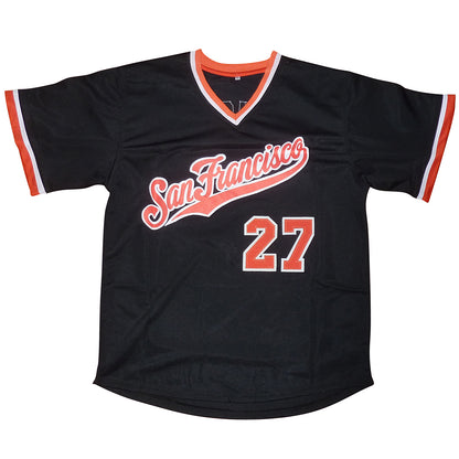 Juan Marichal Autographed San Francisco (Black #27) Custom Jersey - JSA