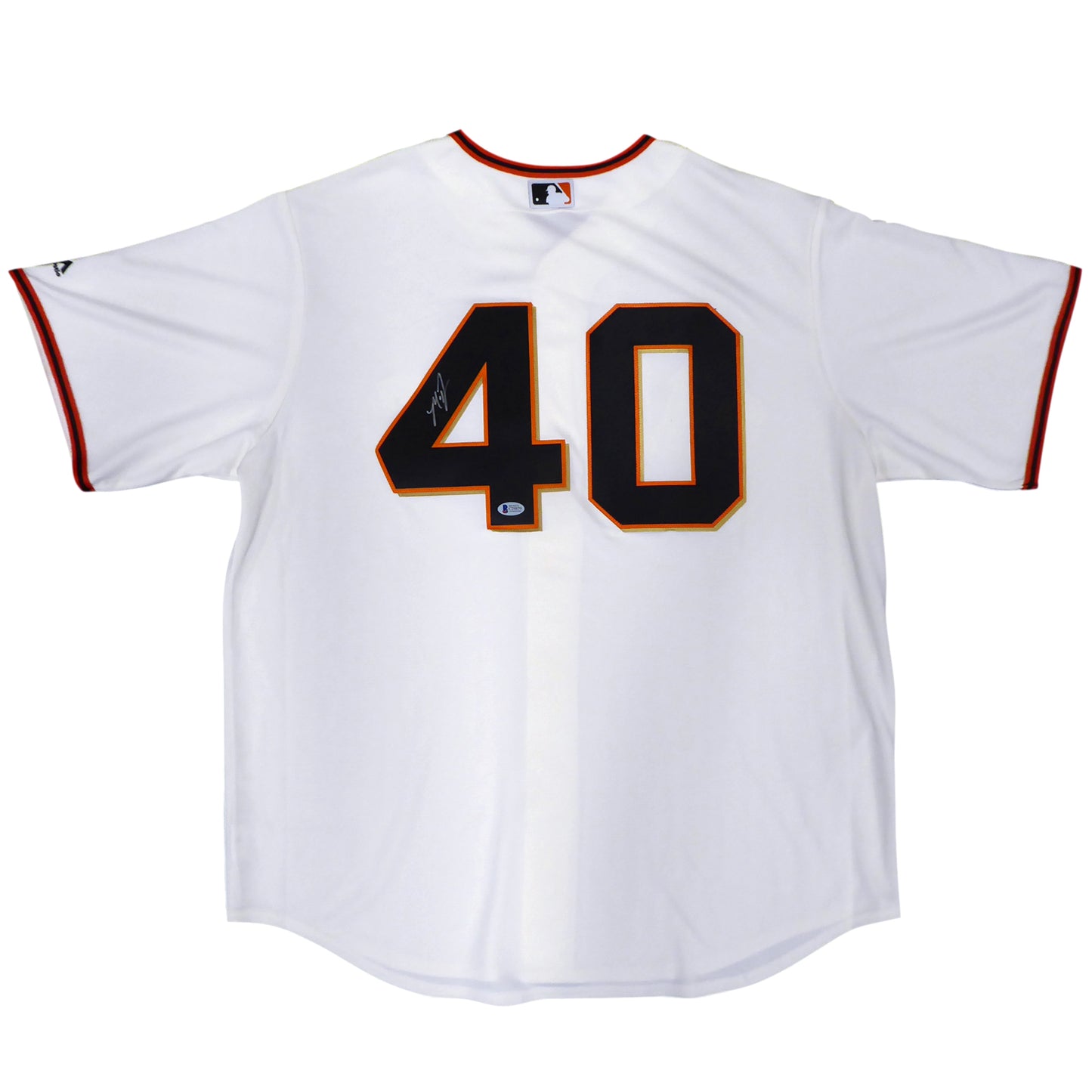 Madison Bumgarner Autographed San Francisco Giants (Cream #40) Majestic Jersey - Beckett