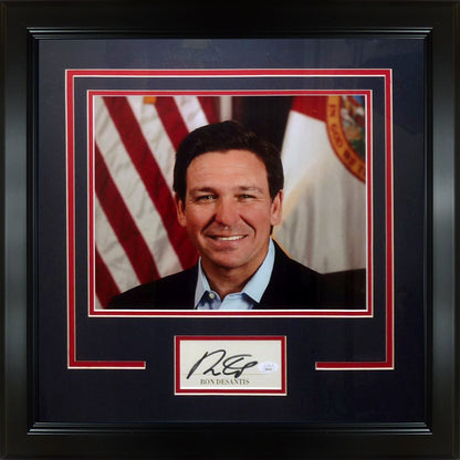 Ron DeSantis Autographed Florida Governor 11x14 Photo Signature Series Frame - JSA