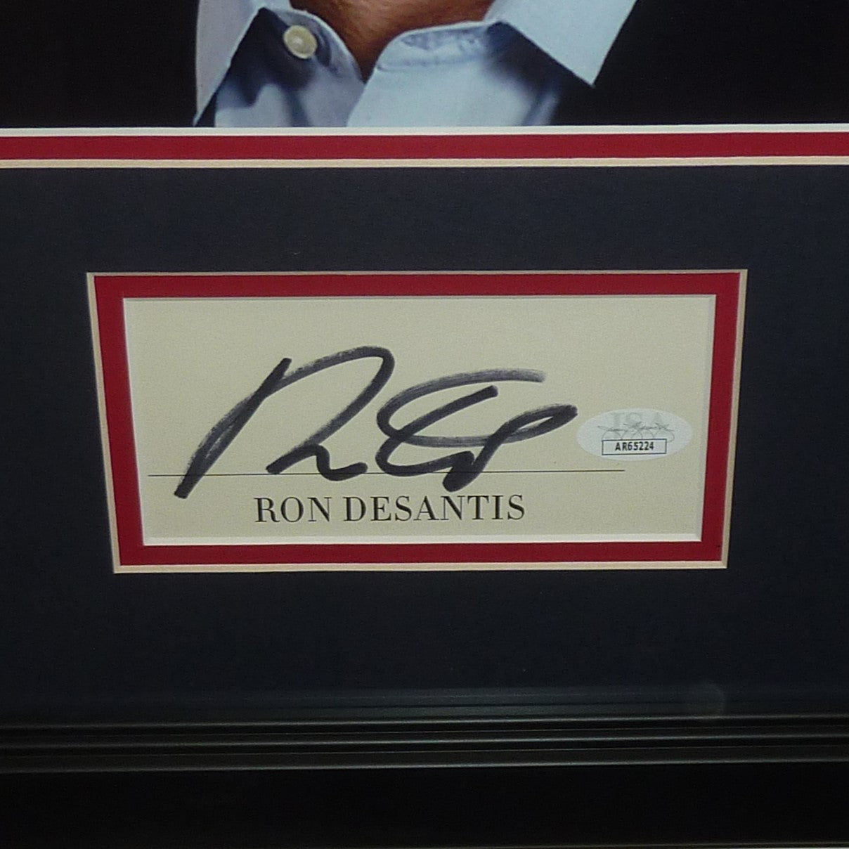 Ron DeSantis Autographed Florida Governor 11x14 Photo Signature Series Frame - JSA