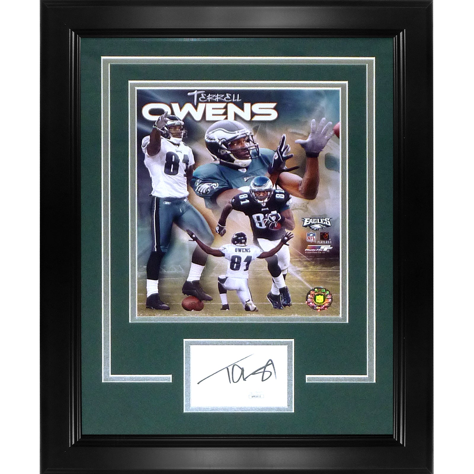 Terrell Owens Autographed Philadelphia Eagles 