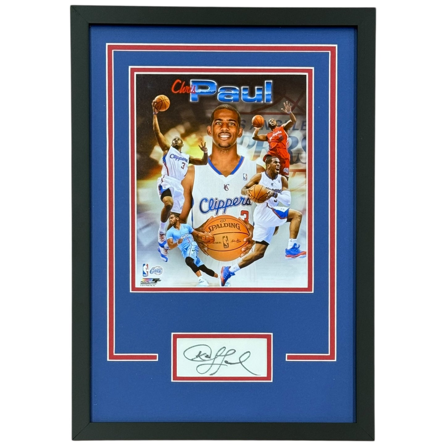 Chris Paul Autographed Los Angeles Clippers "Signature Series" Frame