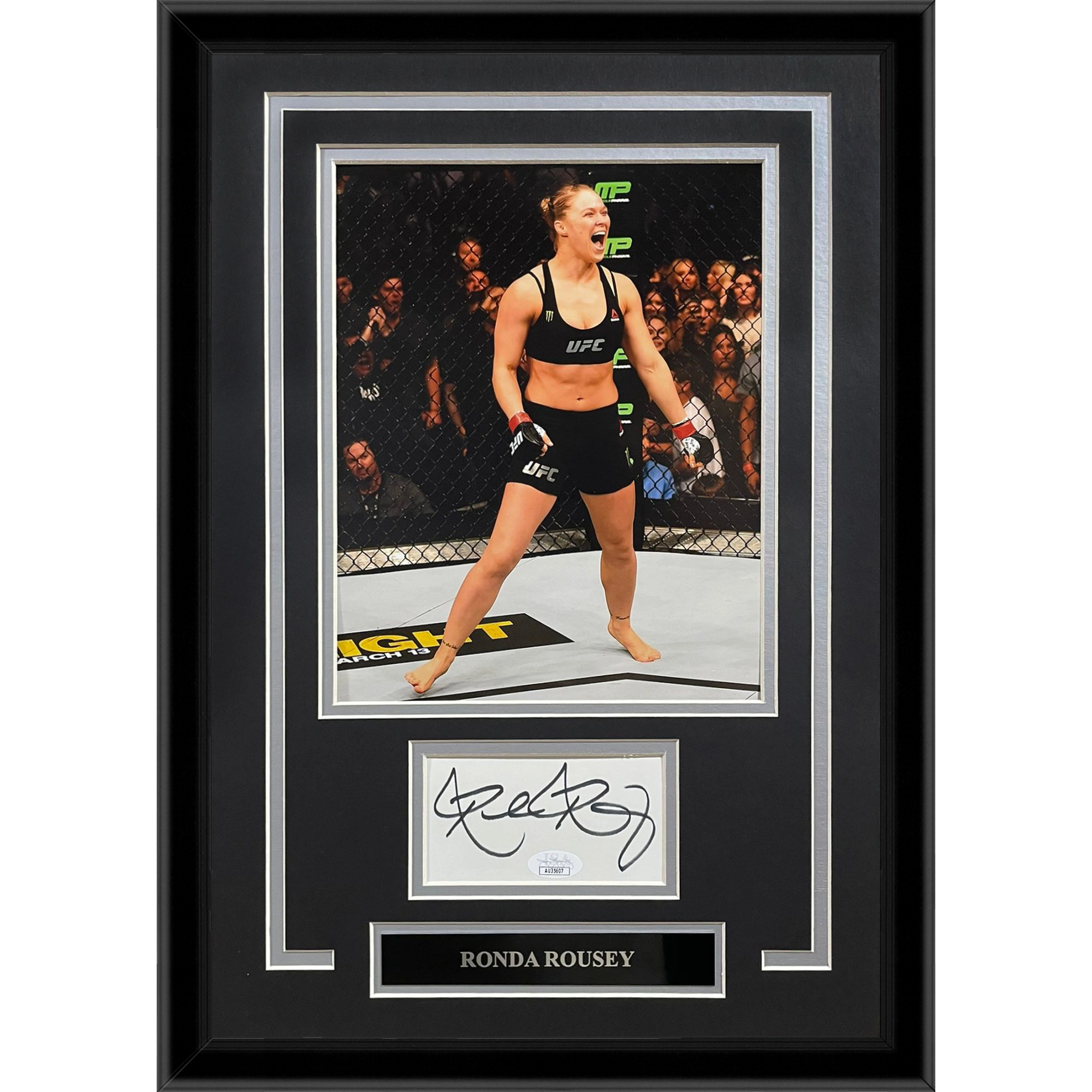 Ronda Rousey Autographed UFC 8x10 Photo 