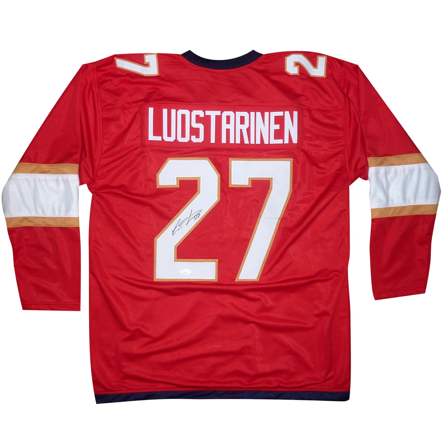 Eetu Luostarinen Autographed Florida (Red #27) Custom Hockey Jersey - JSA