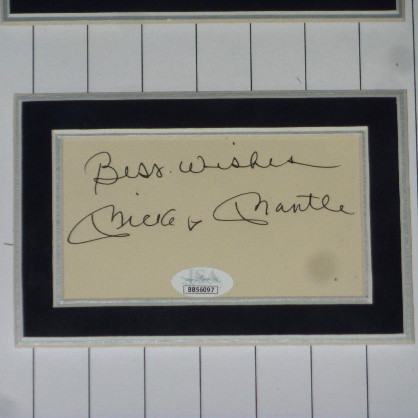 Mickey Mantle And Roger Maris Autographed New York Yankees Deluxe Framed Collage -  JSA