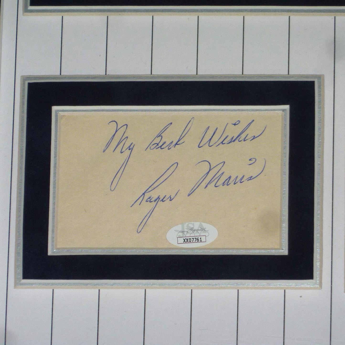 Mickey Mantle And Roger Maris Autographed New York Yankees Deluxe Framed Collage -  JSA