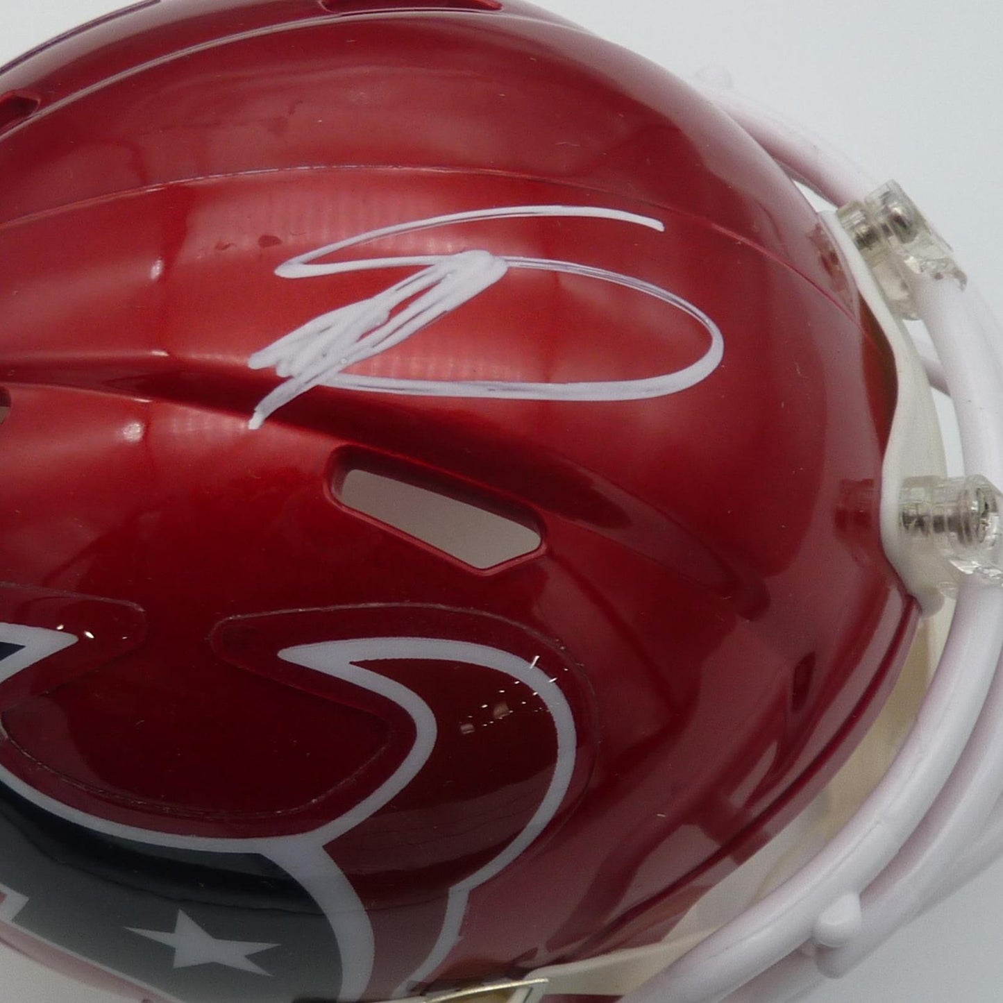 Stefon Diggs Autographed Houston Texans (FLASH Alternate) Mini Helmet - Beckett