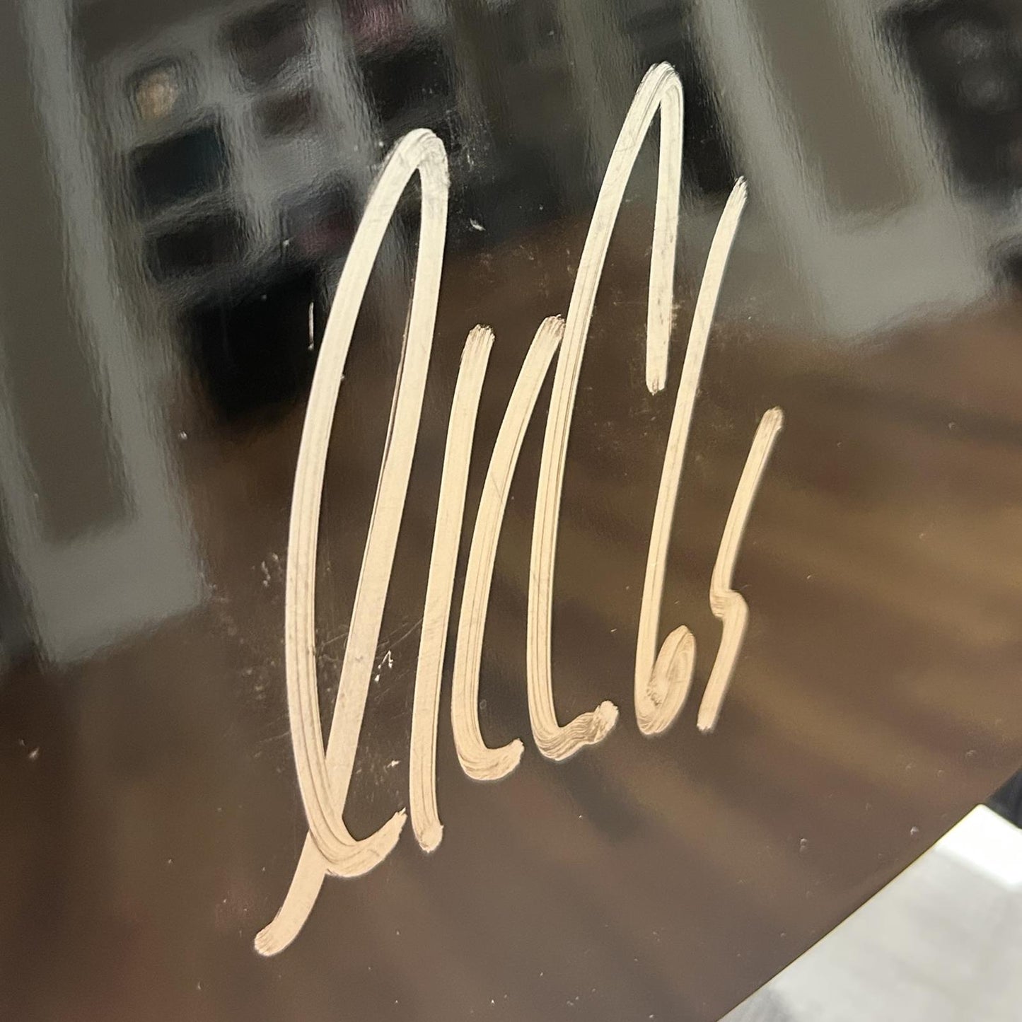 Luke Combs Autographed Black Acoustic Guitar - Beckett