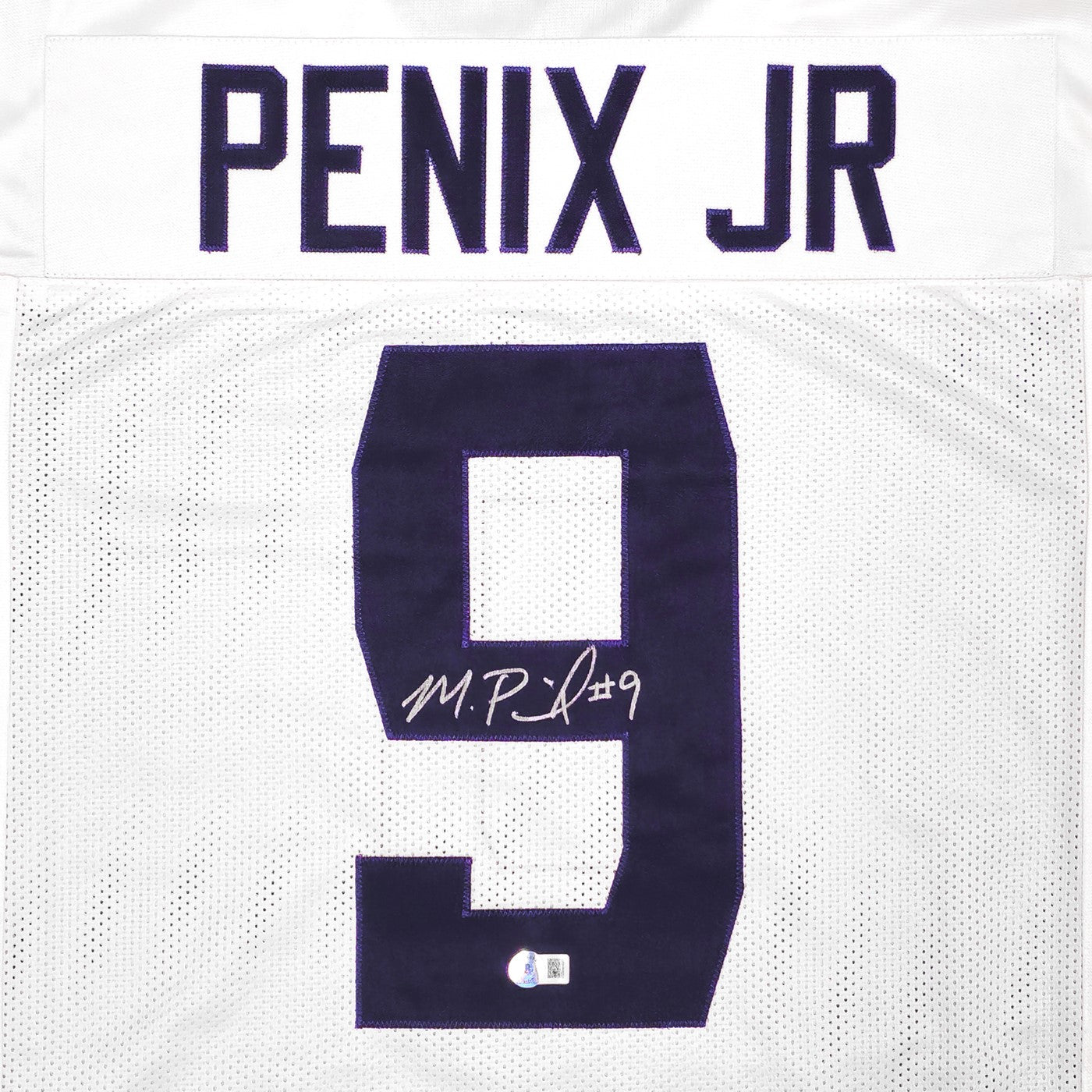 Michael Penix Jr. Autographed Washington Huskies (White #9) Custom Jersey - Beckett