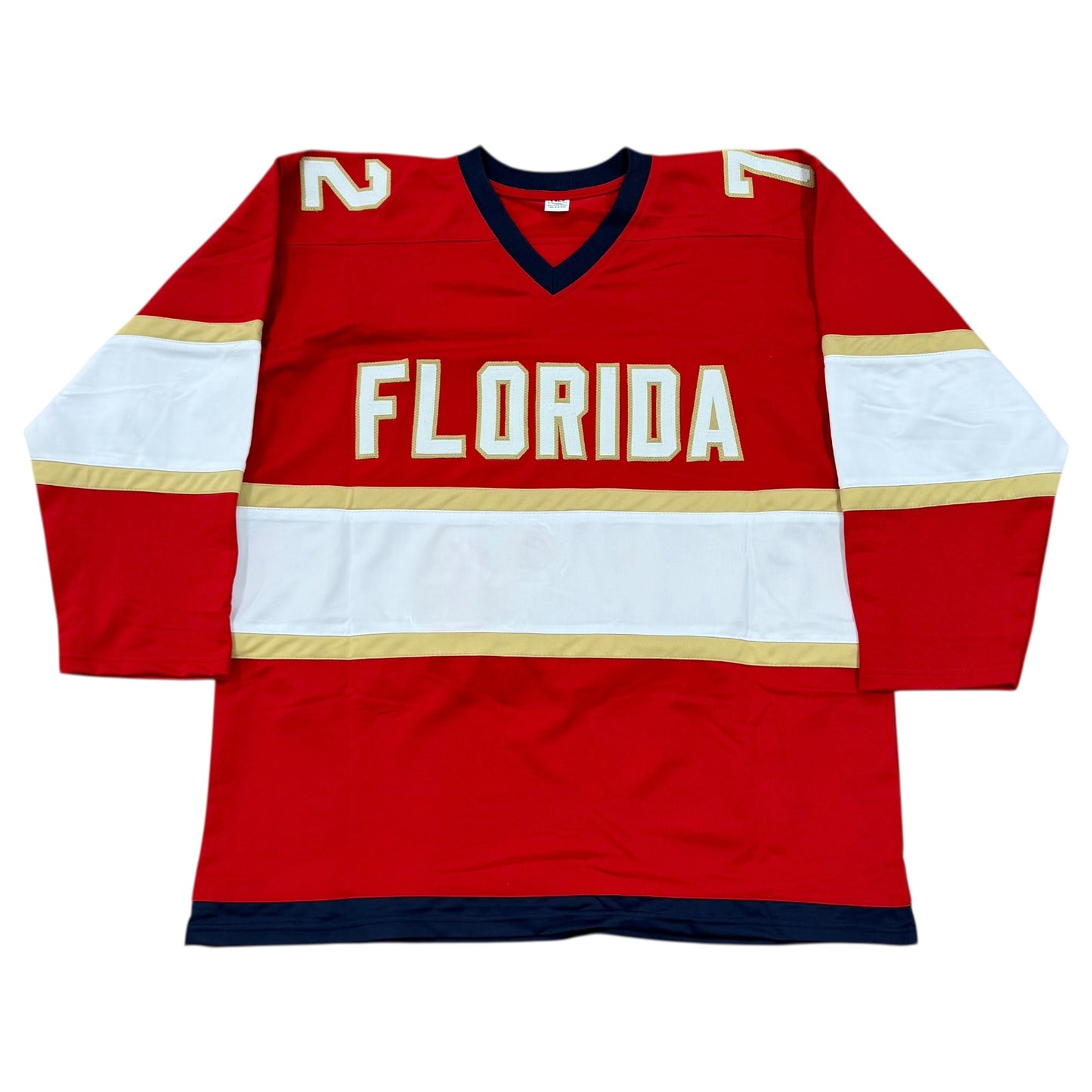 Sergei Bobrovsky Autographed Florida (Red #72) Custom Hockey Jersey - Beckett