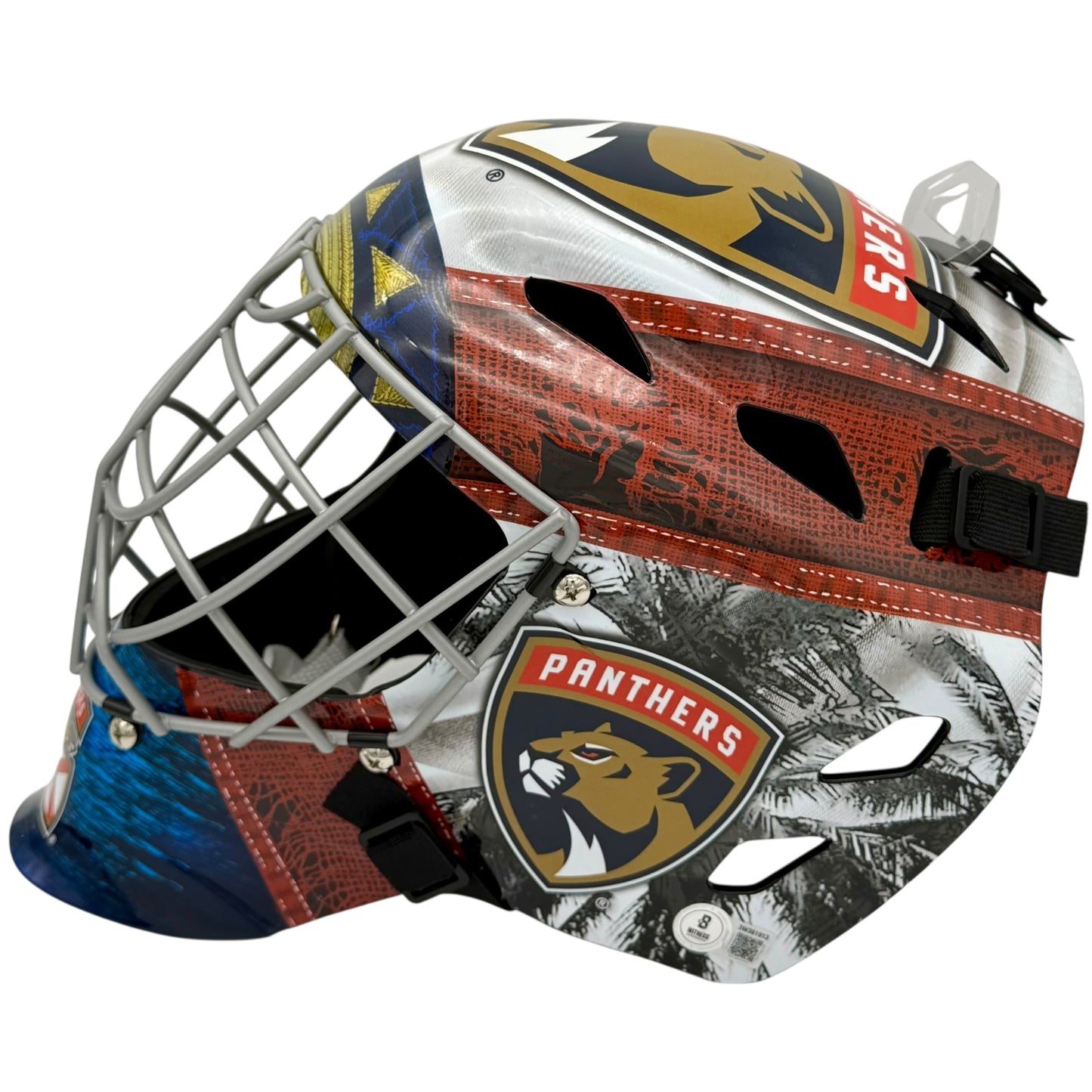 Sergei Bobrovsky Autographed Florida Panthers Full-Size Goalie Mask w/ "24-25 SC Champs" - Beckett
