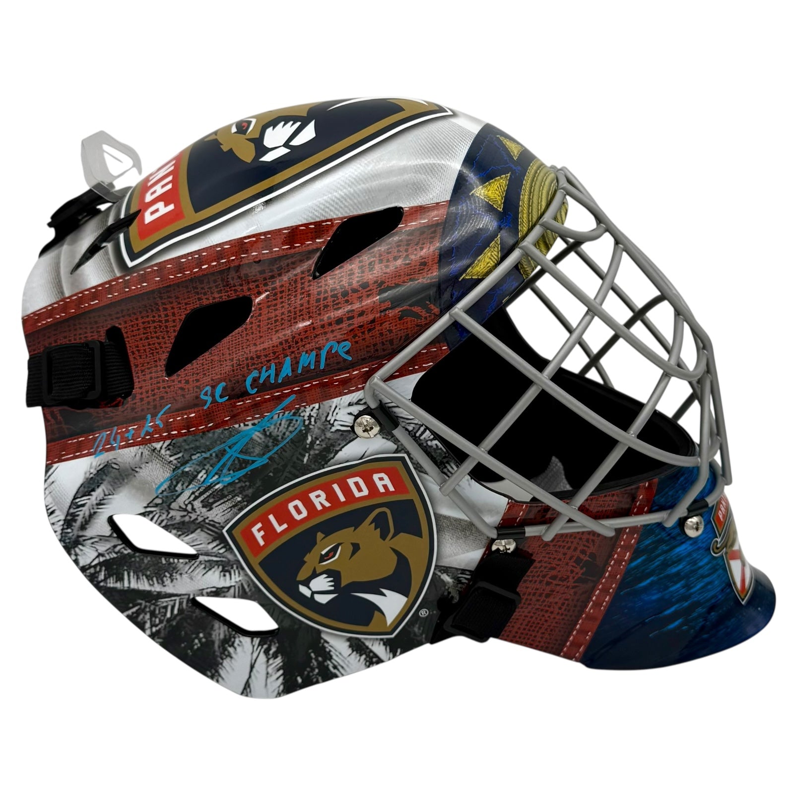 Sergei Bobrovsky Autographed Florida Panthers Full-Size Goalie Mask w/ 