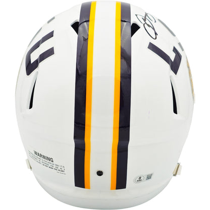 Odell Beckham Jr. Autographed LSU Louisiana State Tigers Deluxe Full-Size Replica Helmet - JSA