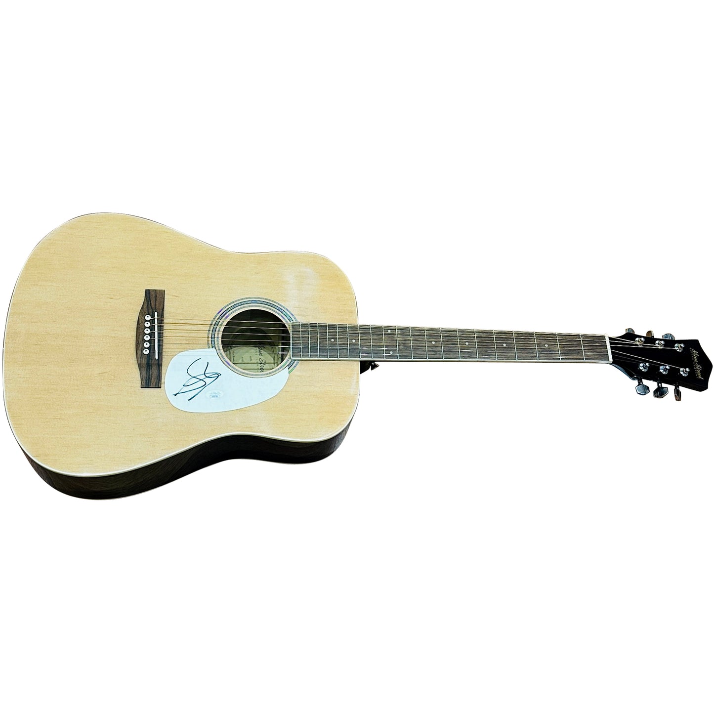 Steven Tyler Aerosmith Natural Acoustic Guitar with Autograph - JSA
