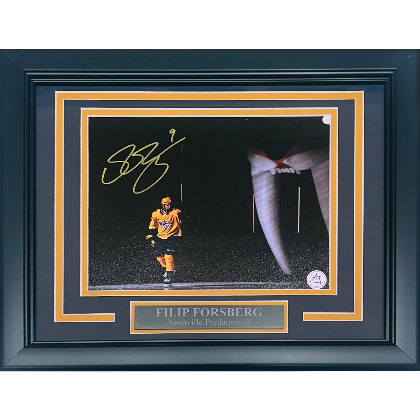 Predators Player Intro Filip Forsberg Autographed Nashville Predators (Spotlight Intro) Delux ...