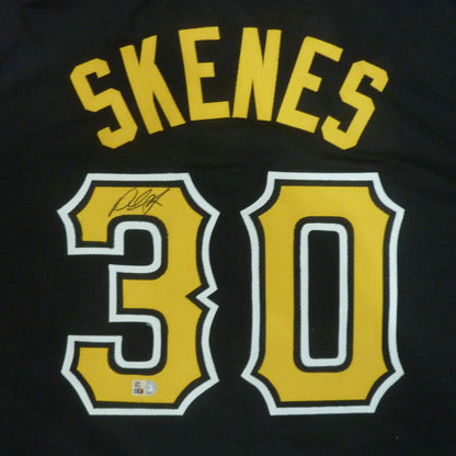 Paul Skenes Autographed Pittsburgh (Black #30) Custom Jersey - MLB