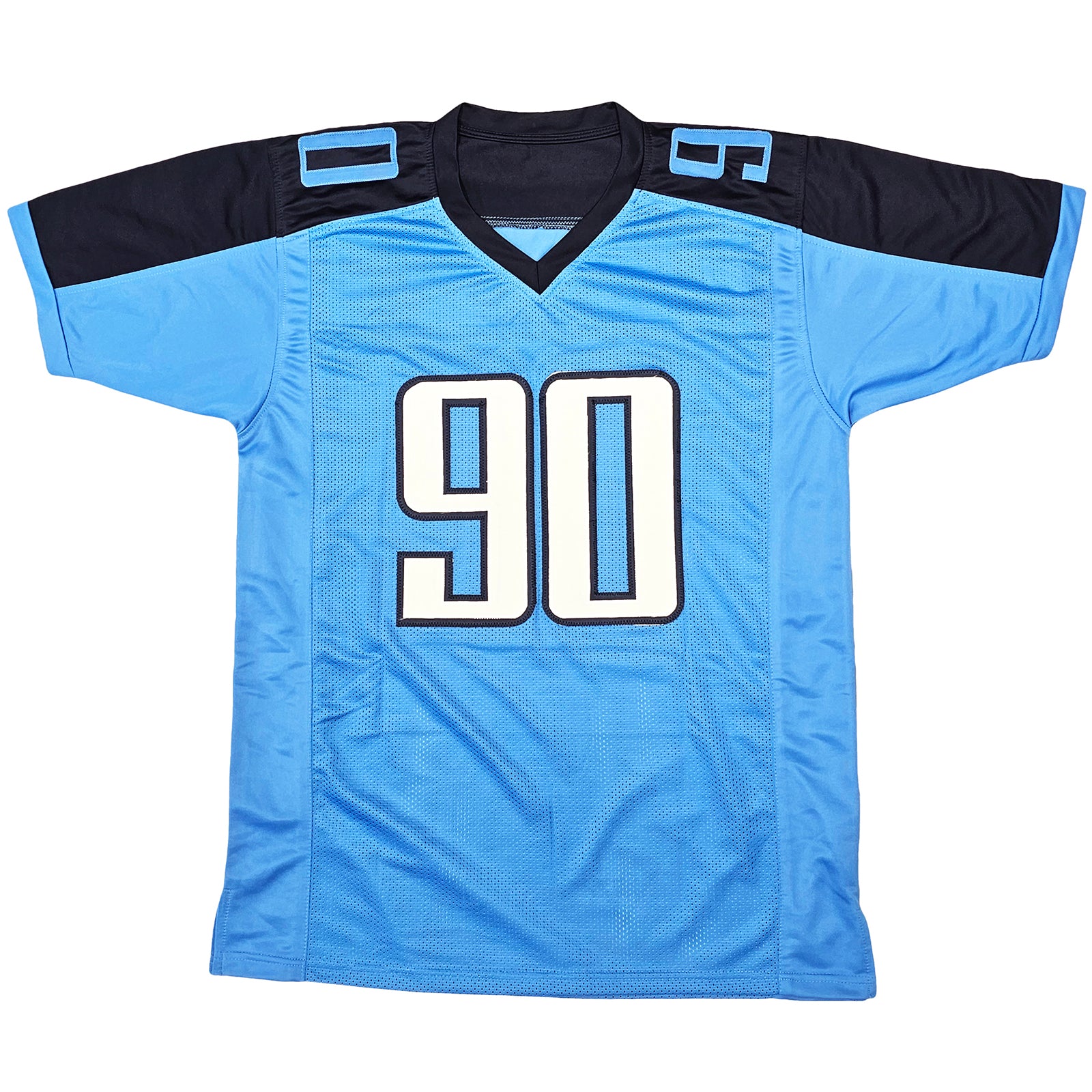 Jevon Kearse Autographed Tennessee Light Blue 90 Custom Jersey Be Palm Beach Autographs LLC