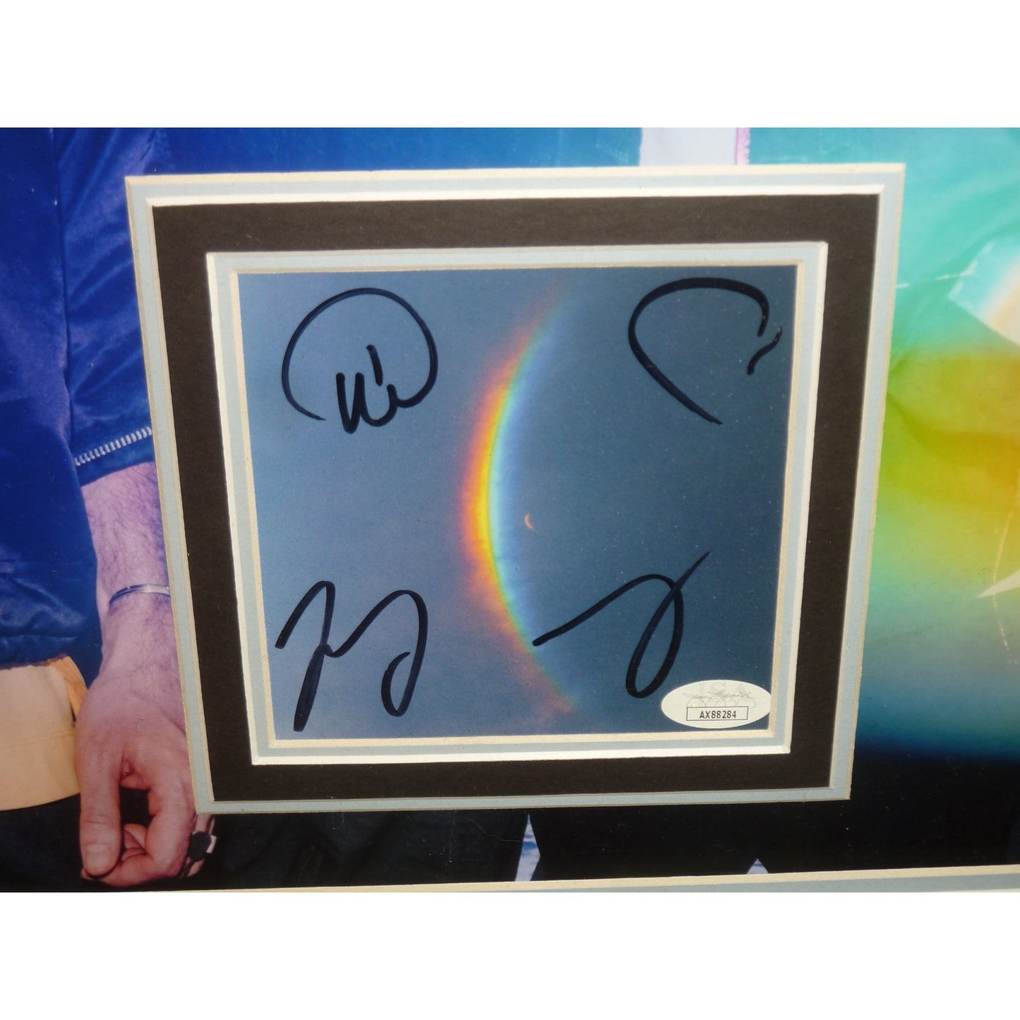 Coldplay Band 4 Members Autographed Deluxe Framed 16x20 Music Piece JSA