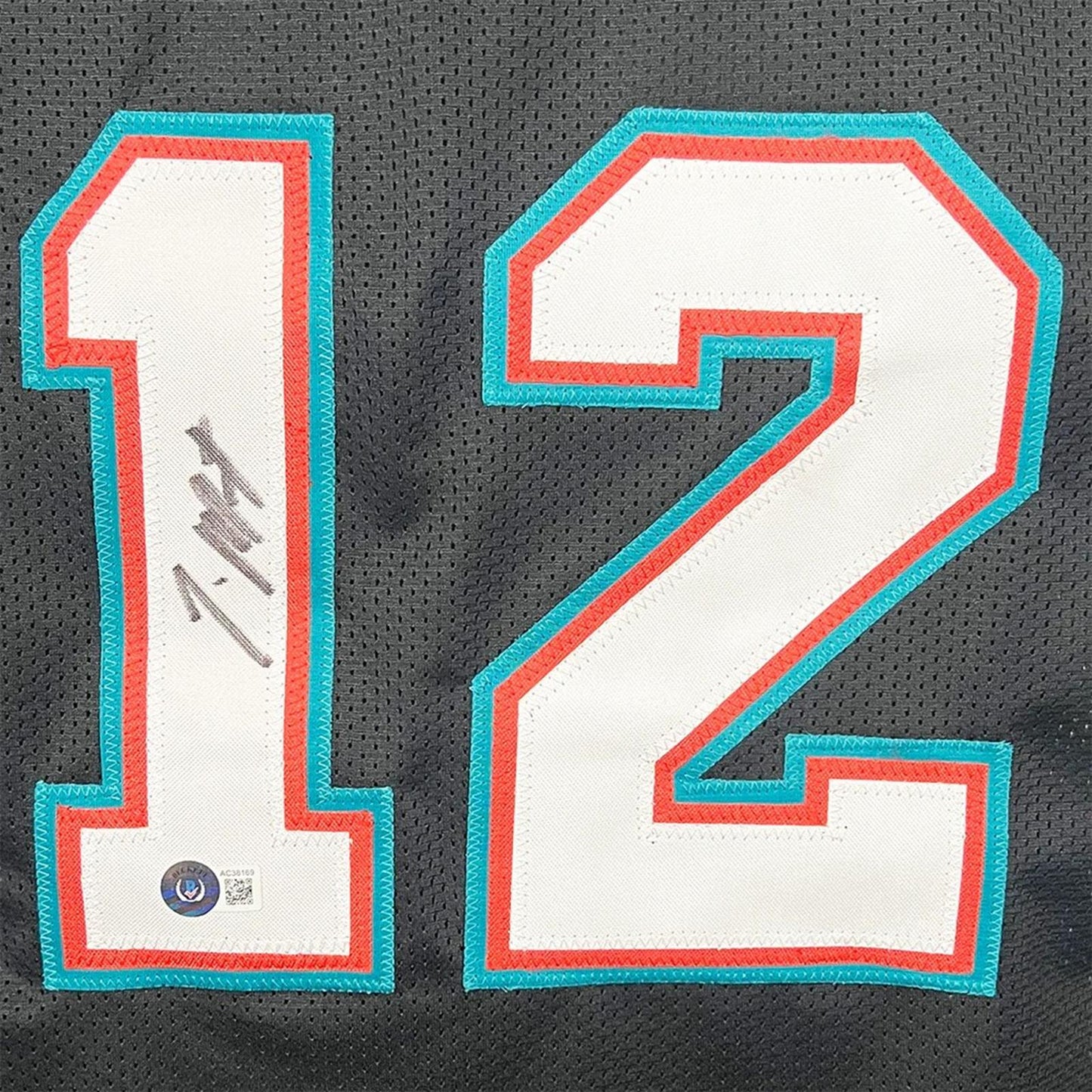 Ja Morant Autographed Memphis (Black #12) Custom Jersey - Beckett