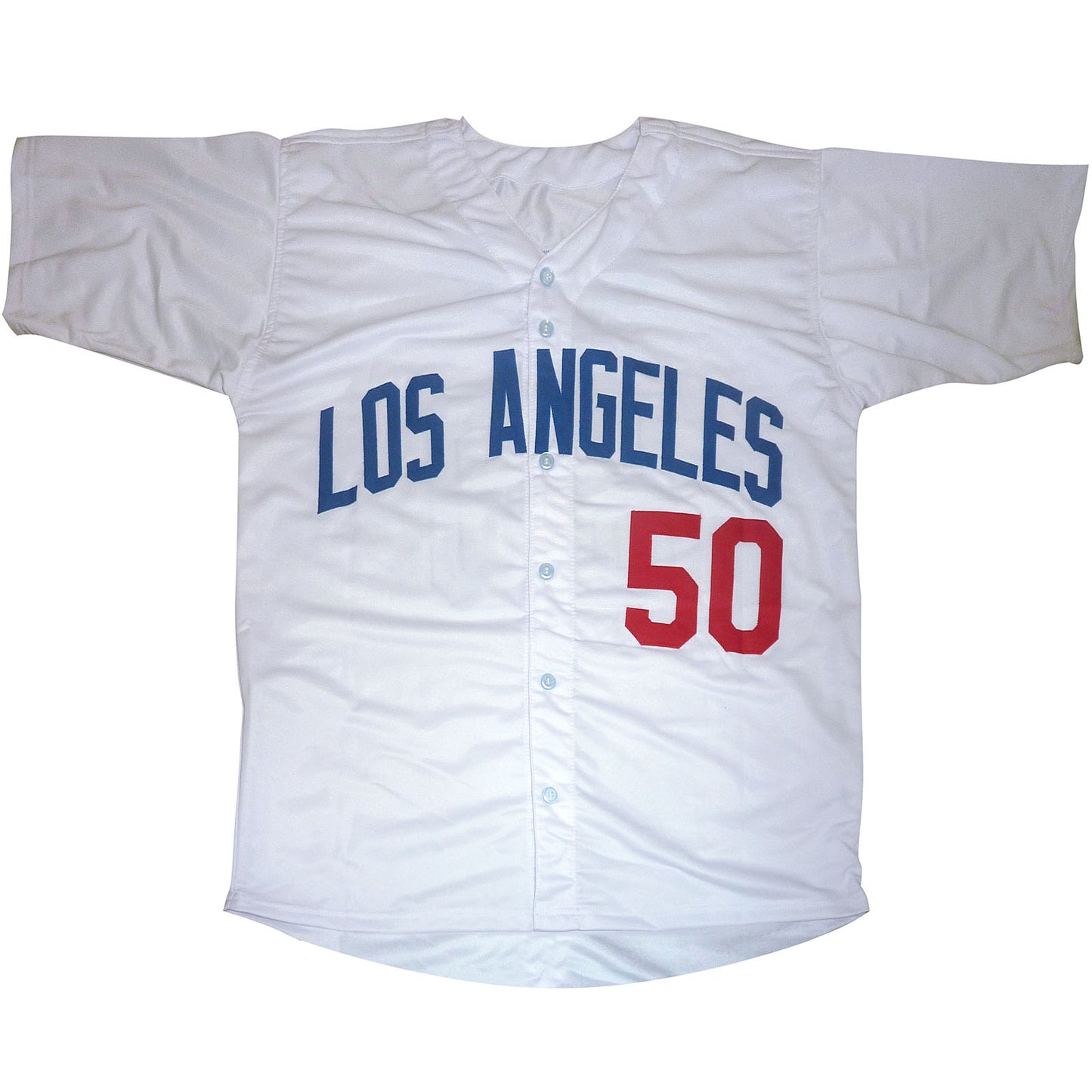 Mookie Betts Autographed Los Angeles (White #50) Custom Jersey - JSA