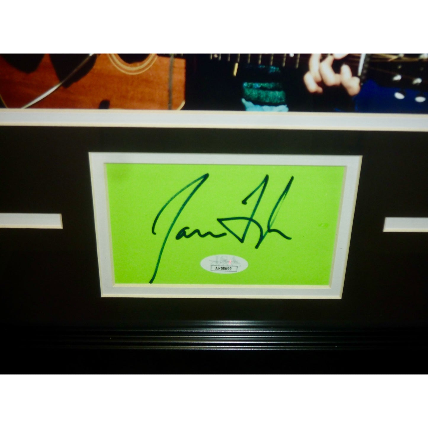 James Taylor Autographed Music "Signature Series" Frame - JSA
