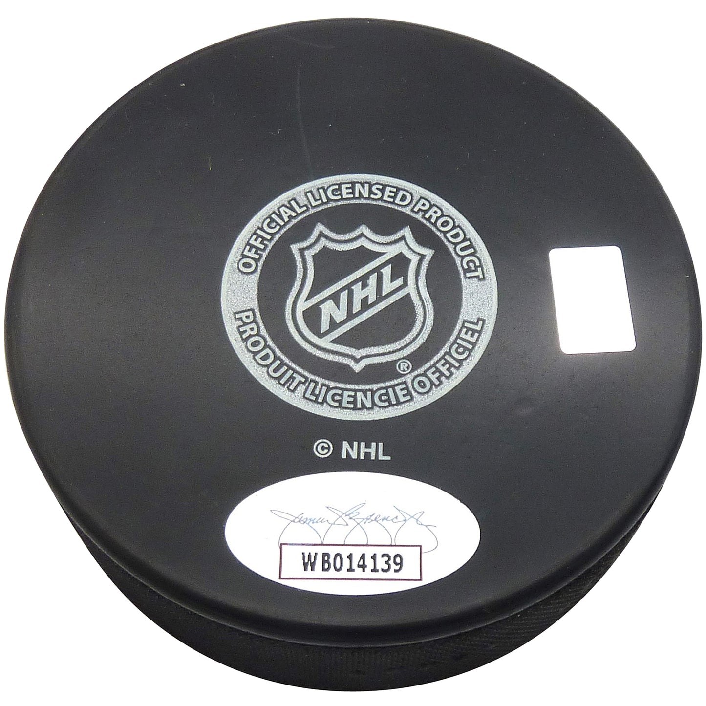 Mackie Samoskevich Autographed Florida Panthers Hockey Puck - JSA