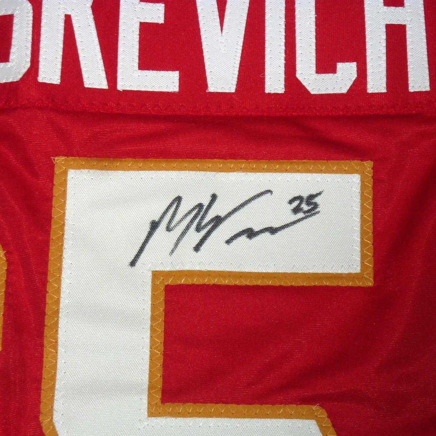 Mackie Samoskevich Autographed Florida (Red #25) Custom Hockey Jersey  JSA
