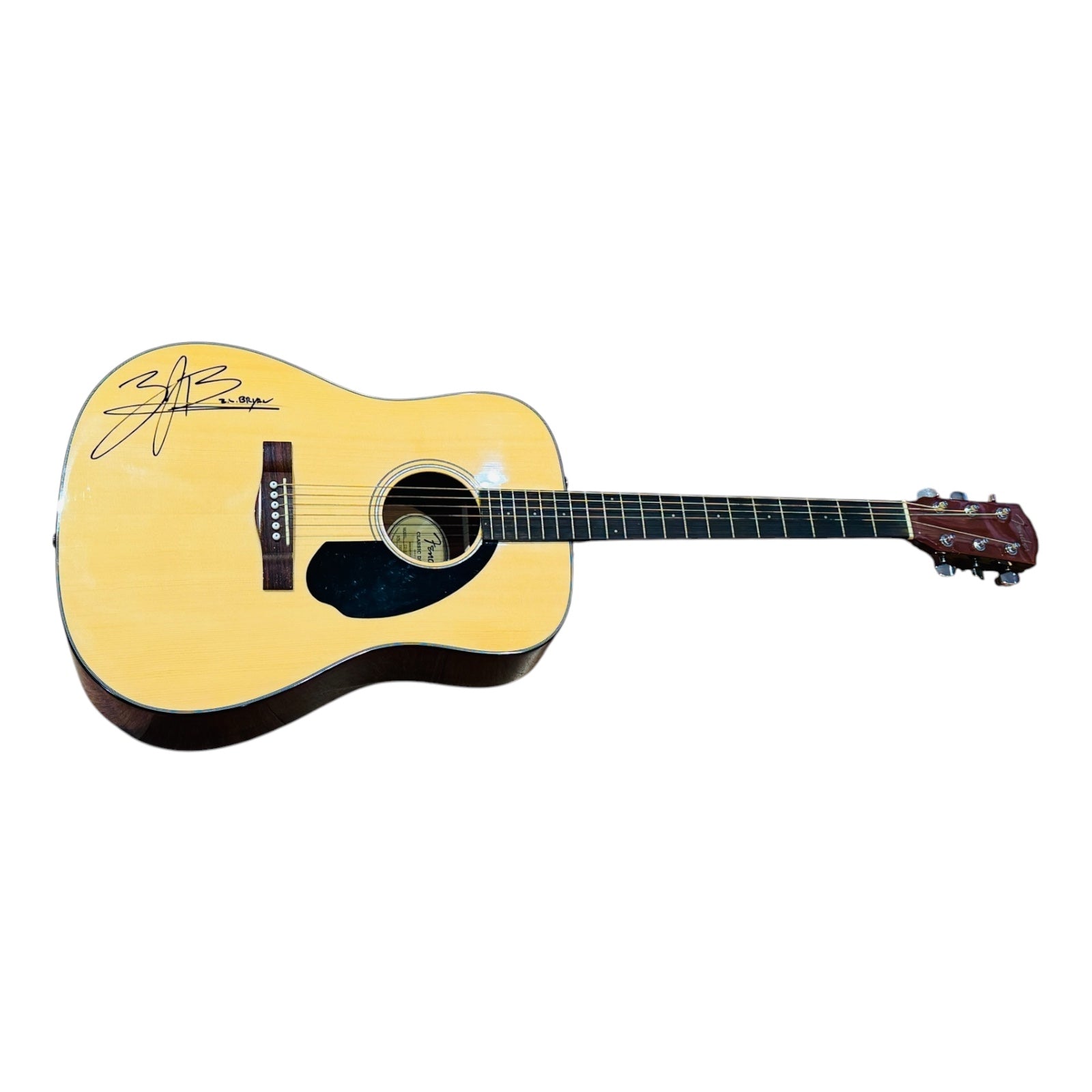 Zach Bryan Autographed Natural Acoustic Guitar - Beckett