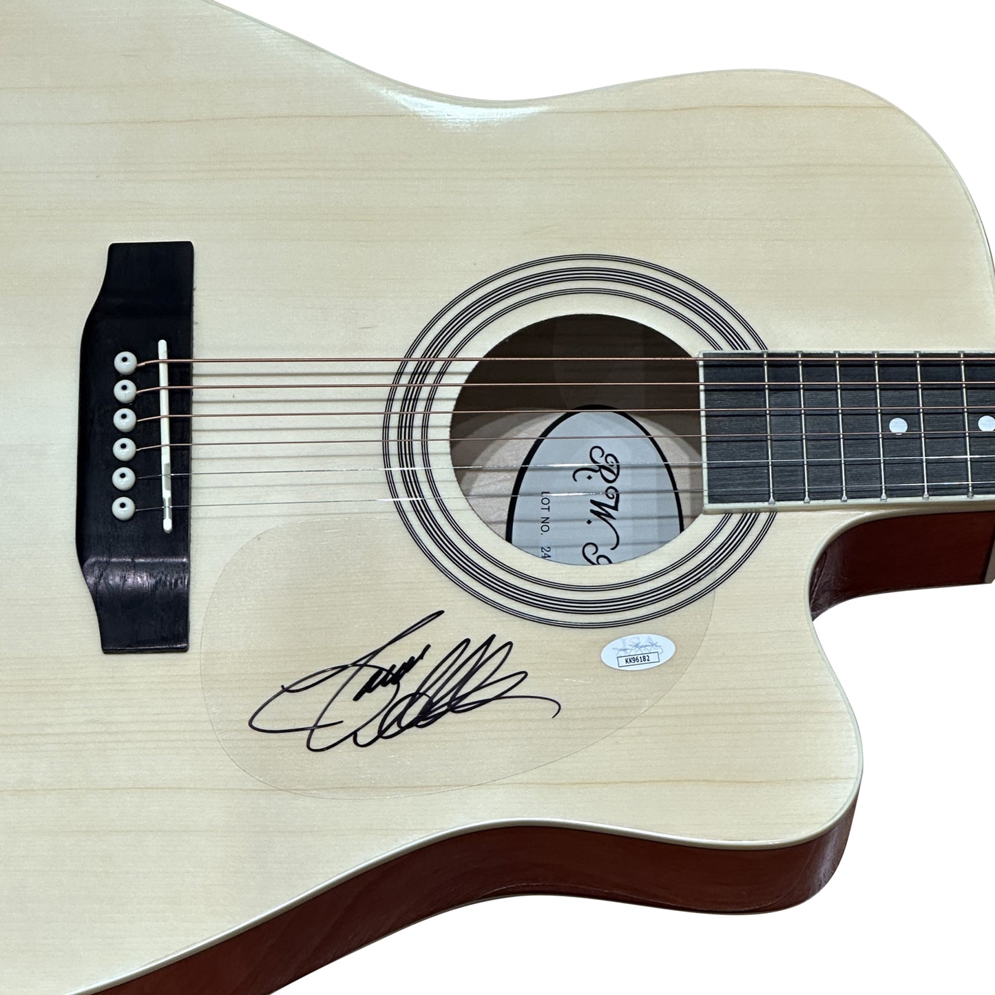 Jason Aldean Autographed Natural Acoustic Guitar - JSA