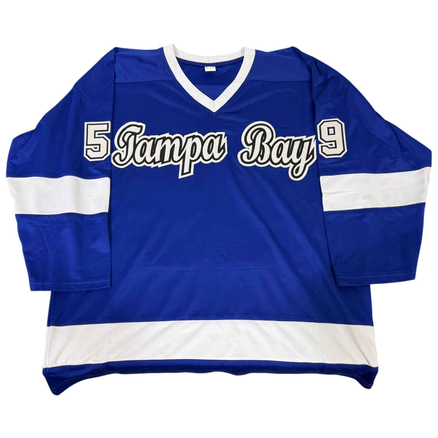 Jake Guentzel Autographed Tampa Bay (Blue #59) Custom Hockey Jersey - JSA