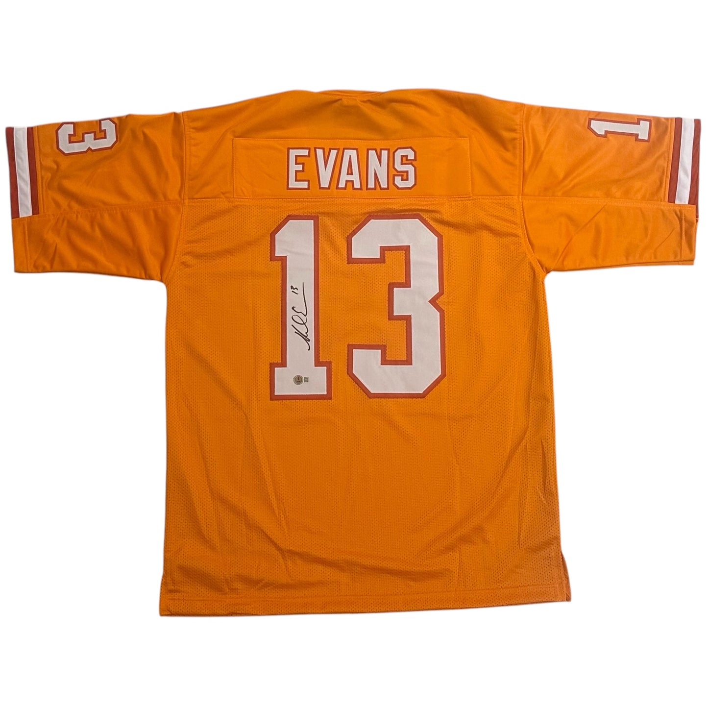 Mike Evans Autographed Tampa Bay (Creamsicle #13) Custom Jersey - Beckett
