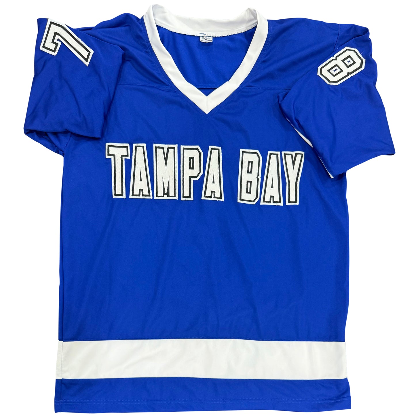 Emil Lilleberg Autographed Tampa Bay (Blue #78) Custom Hockey Jersey - JSA