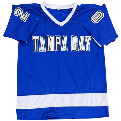 Nick Paul Autographed Tampa Bay (Blue #20) Custom Hockey Jersey - JSA
