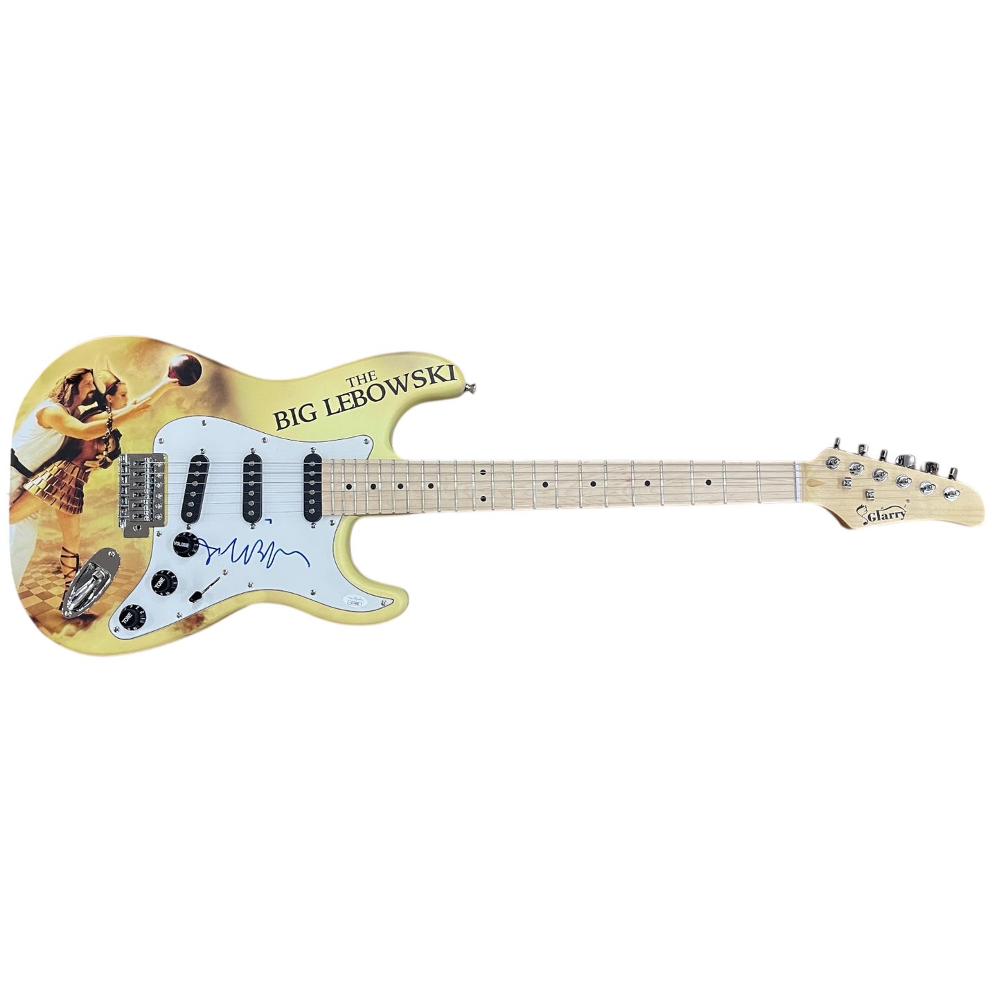 Jeff Bridges The Big Lebowski Wrapped Electric Guitar with Signature - JSA
