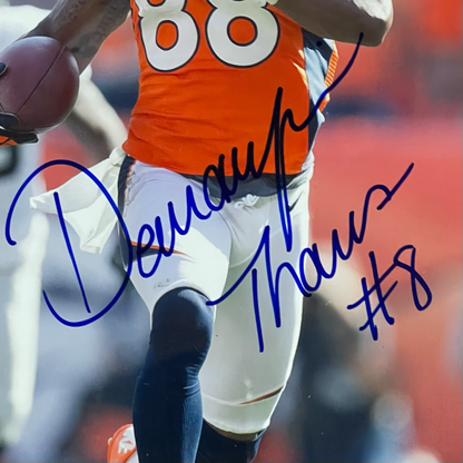 Demaryius Thomas Autographed Denver Broncos Deluxe Framed 8x10 Photo - Beckett