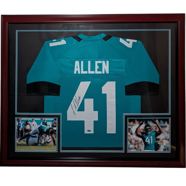 Josh Hines-Allen Autographed Jacksonville Jaguars (Teal #41