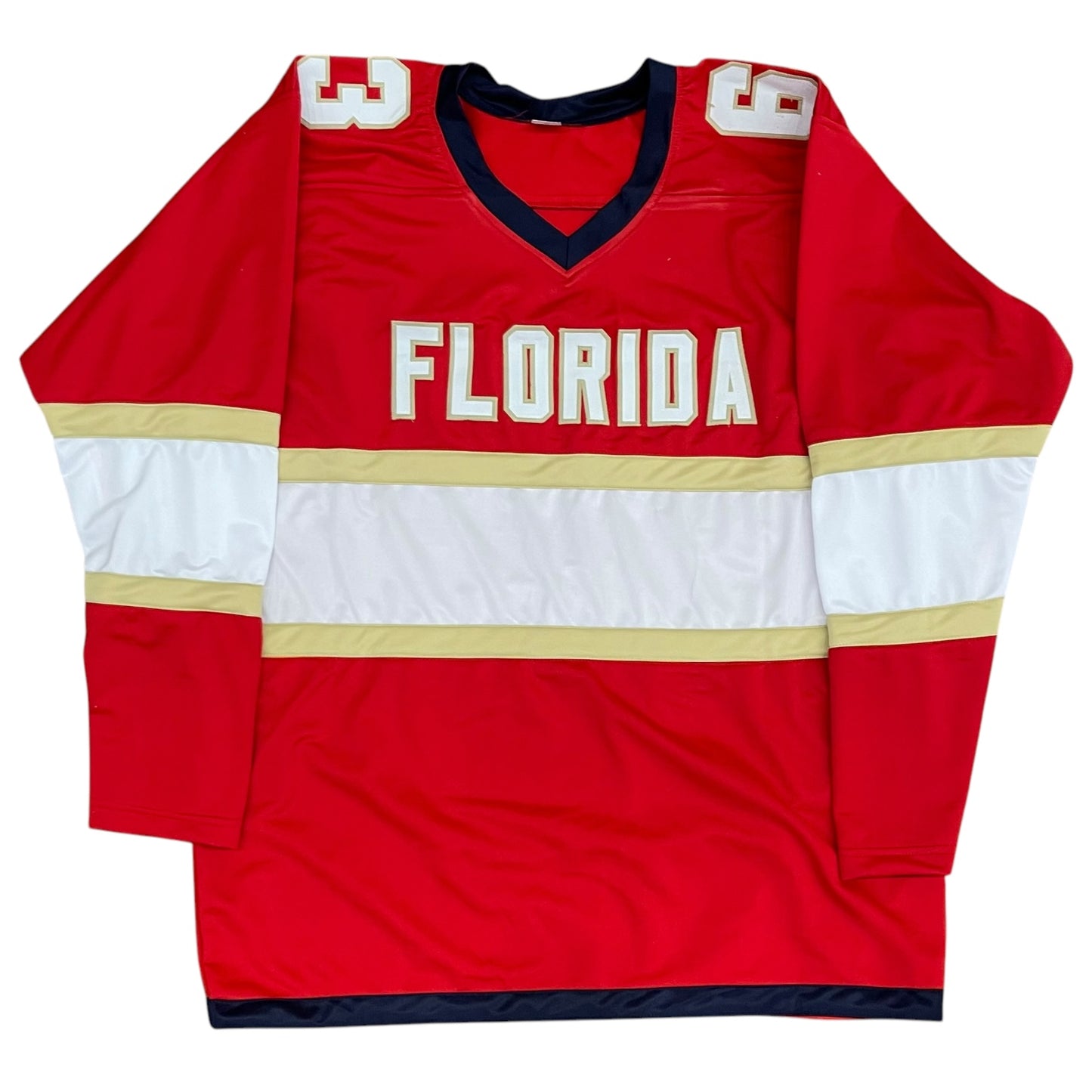 Brad Marchand Autographed Florida (Red #63) Custom Jersey - JSA