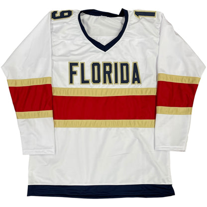 Matthew Tkachuk Autographed Florida (White #19) Custom Hockey Jersey - JSA