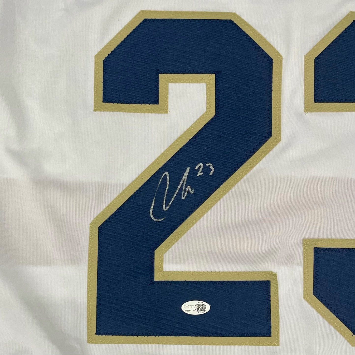 Carter Verhaeghe Autographed Florida (White #23) Custom Hockey Jersey - JSA