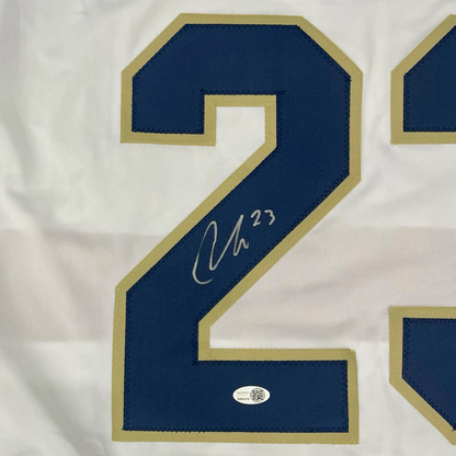 Carter Verhaeghe Autographed Florida (White #23) Custom Hockey Jersey - JSA