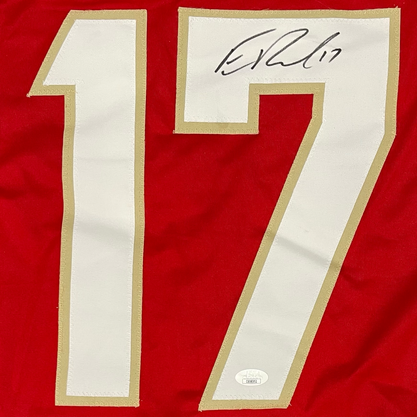 Evan Rodrigues Autographed Florida (Red #17) Custom Hockey Jersey - JSA
