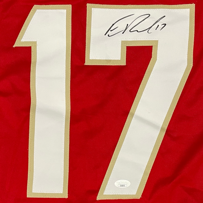 Evan Rodrigues Autographed Florida (Red #17) Custom Hockey Jersey - JSA